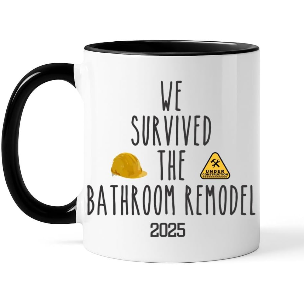 B.A.I. Plumber Coffee Mug Gift Idea, We Survived The Bathroom Remodel 2025