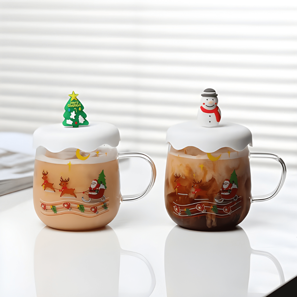 Christmas Glass Cup