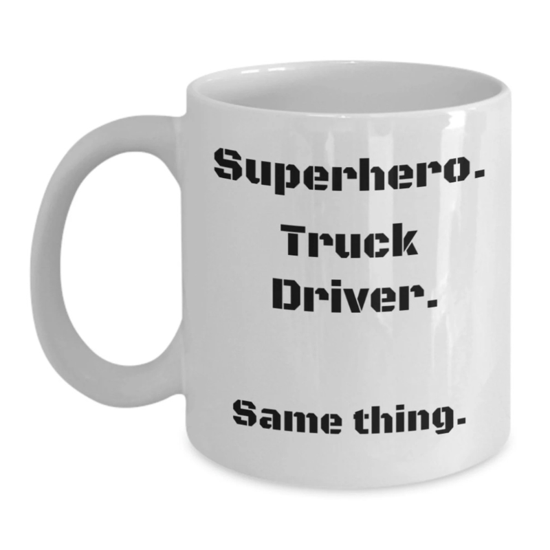 Truck Driver Coffee Mug Funny Gift Idea For Delivery Specialist Tshirt Travel Mug Insulated Tumbler