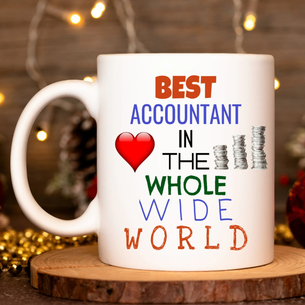 Personalized Best Accountant in the Whole Wide World Mug