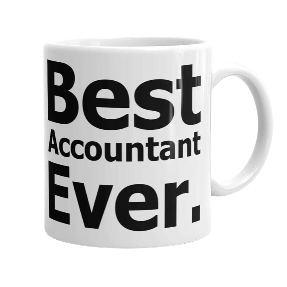 Best Accountant Ever Coffee Tea Ceramic Mug Office Work Cup
