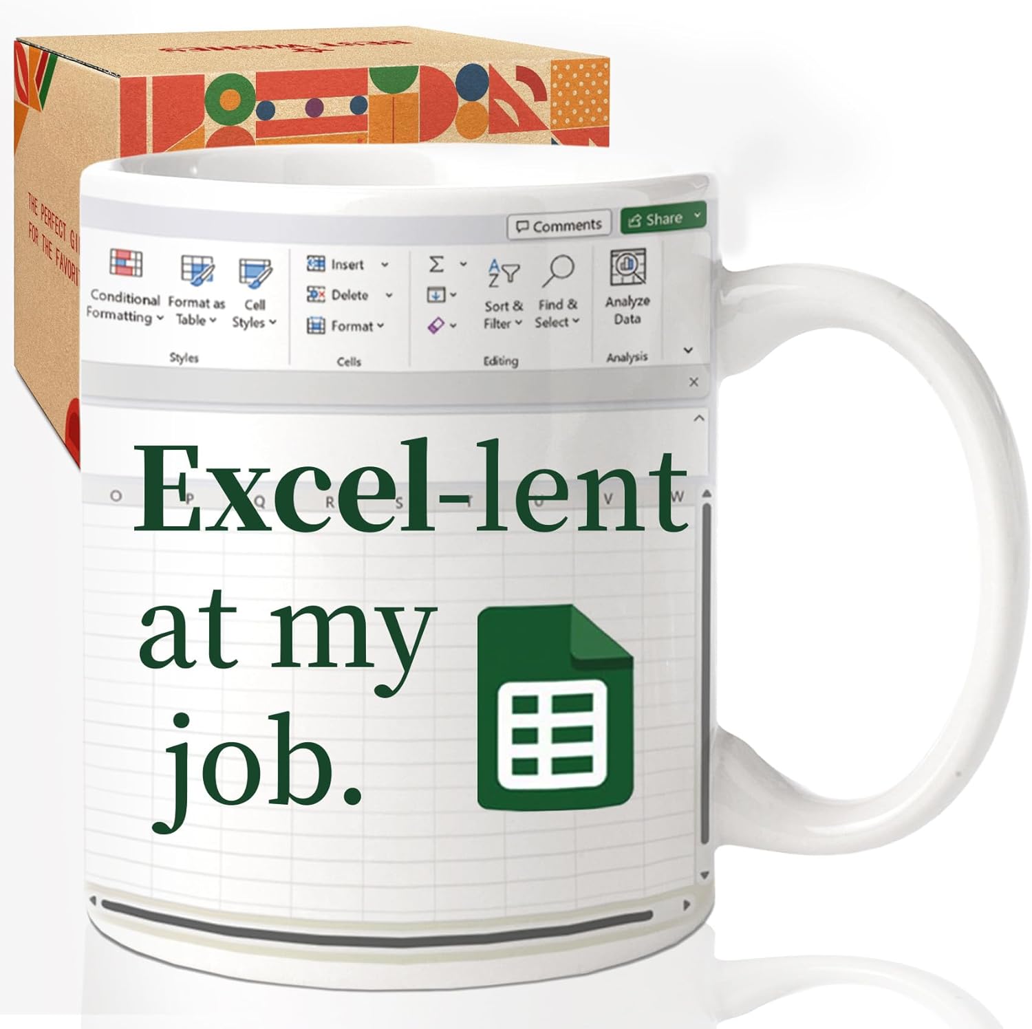 Spreadsheet Humor Accountant Coffee Mug Finance Professional Gift
