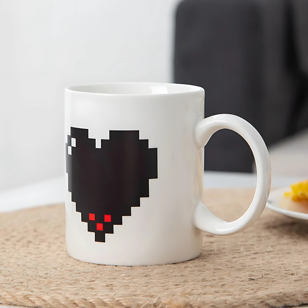 Pixelated Power Up Mug-Mineral Mug