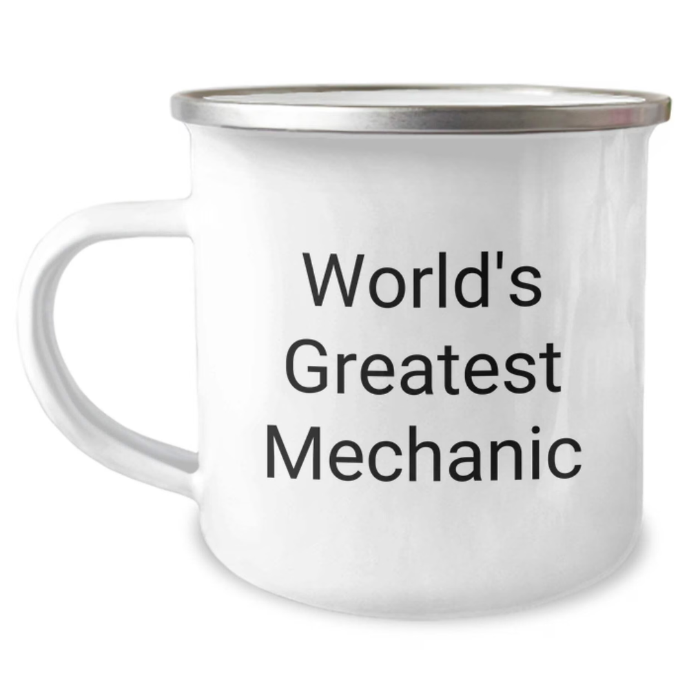 Funny Mechanic Gifts from Men for the World's Greatest Mechanic Camping Mug