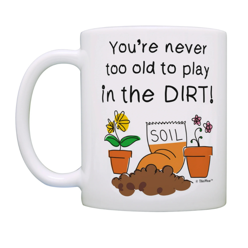 Adults Garden Themed Gifts 2 Pack 15oz Coffee Mugs