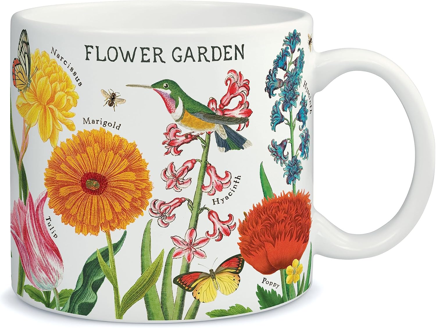 Floral Nature Coffee Mug Flower Garden Lover Gift