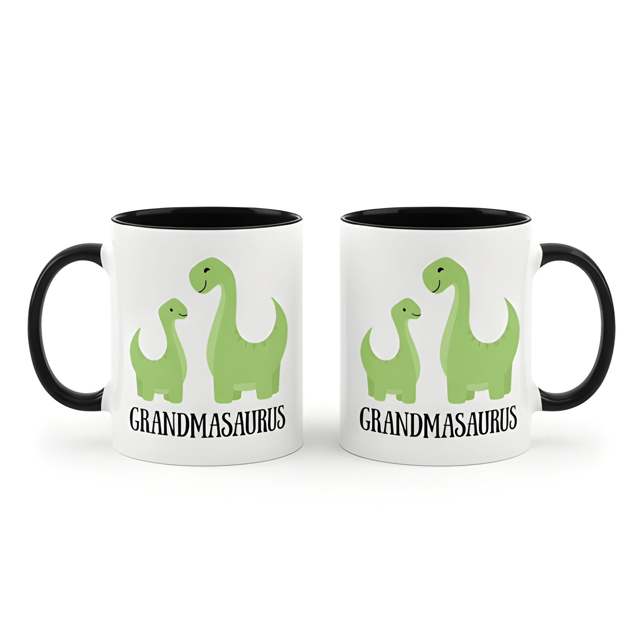 Grandmasaurus Printed Coffee Mug With Dinosaur Design For Grandma