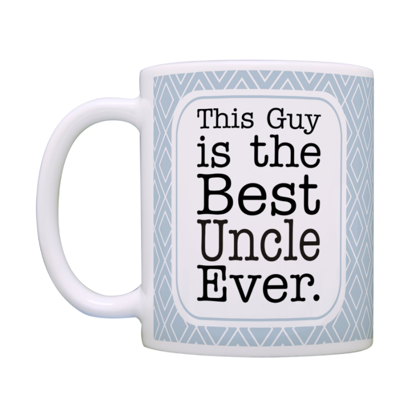 Proud Uncle Message Print 11oz Ceramic Coffee Mug