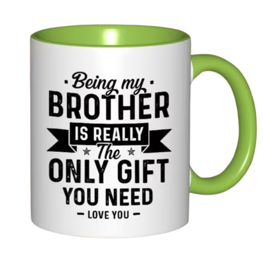 Brother Appreciation Quote Print 11oz Ceramic Coffee Mug