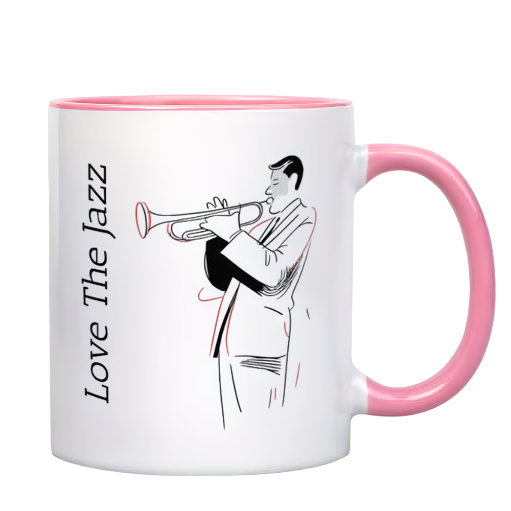 Jazz Musician Sketch Print 11oz Ceramic Coffee Mug