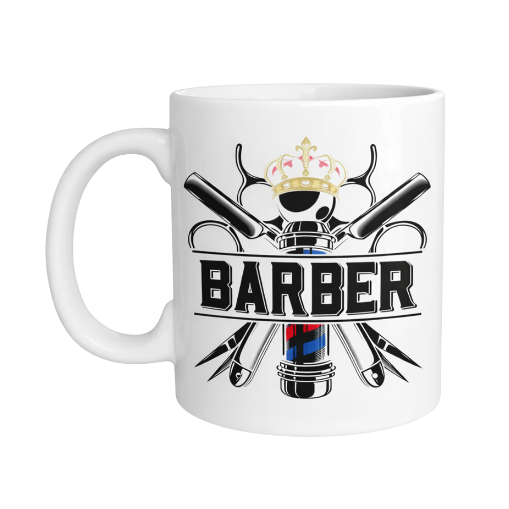 Barber Coffee Mug With Graphic Design