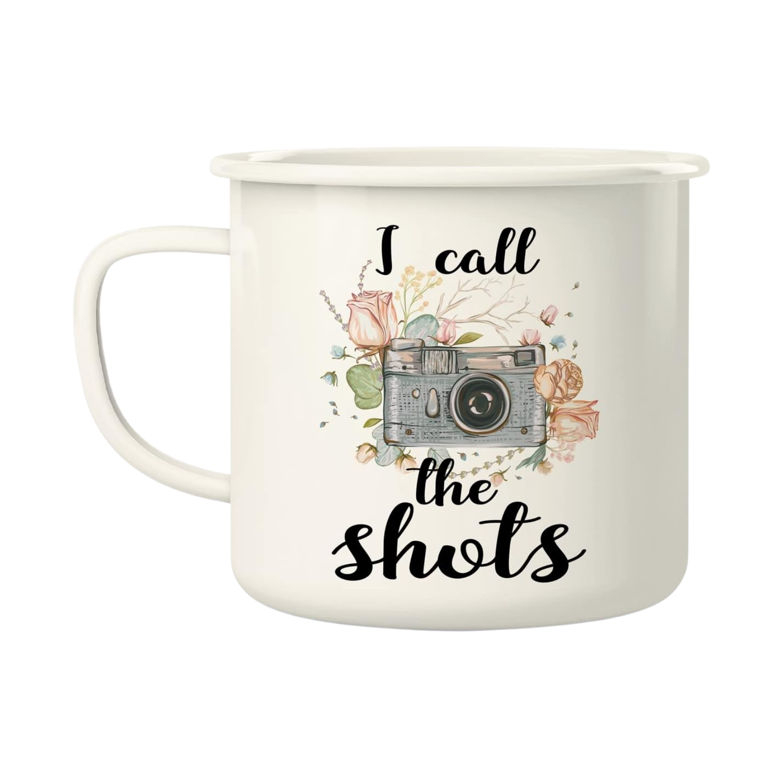 I Call The Shots Text Printed 16 Oz Funny Photography Coffee Mug