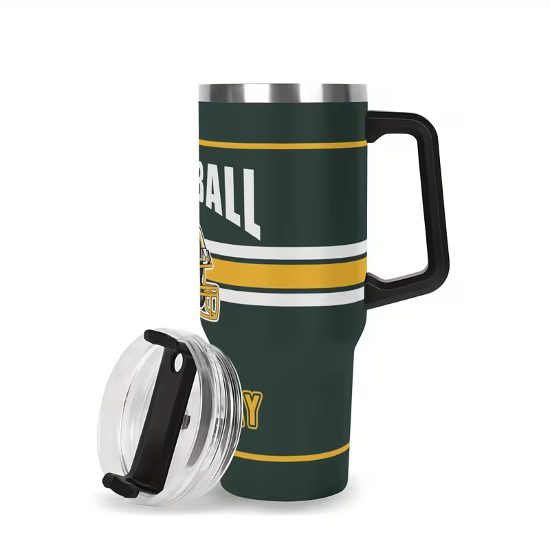 Insulated Tumbler with Lid & Straw