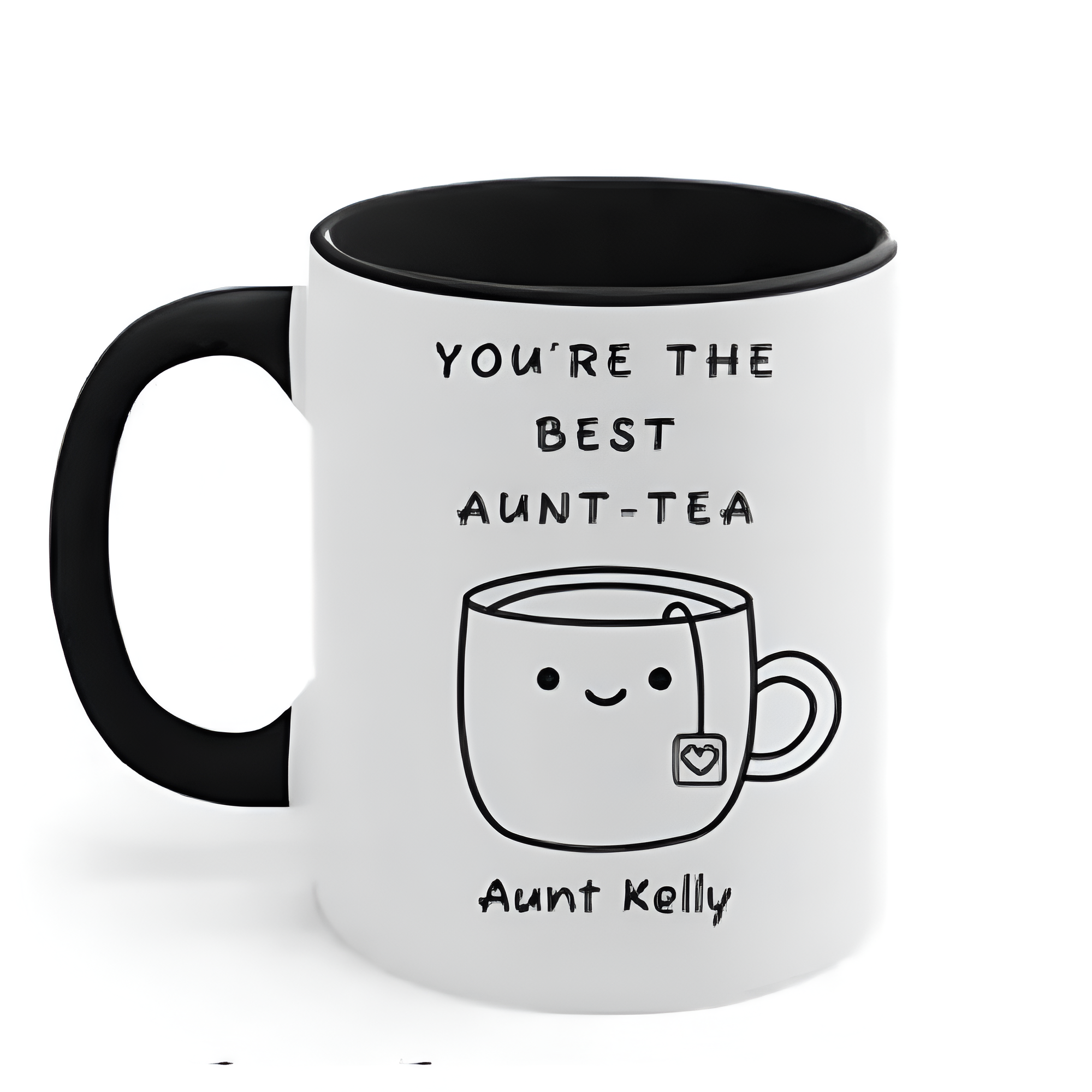 Personalized Aunt Mug With Double Sided Print
