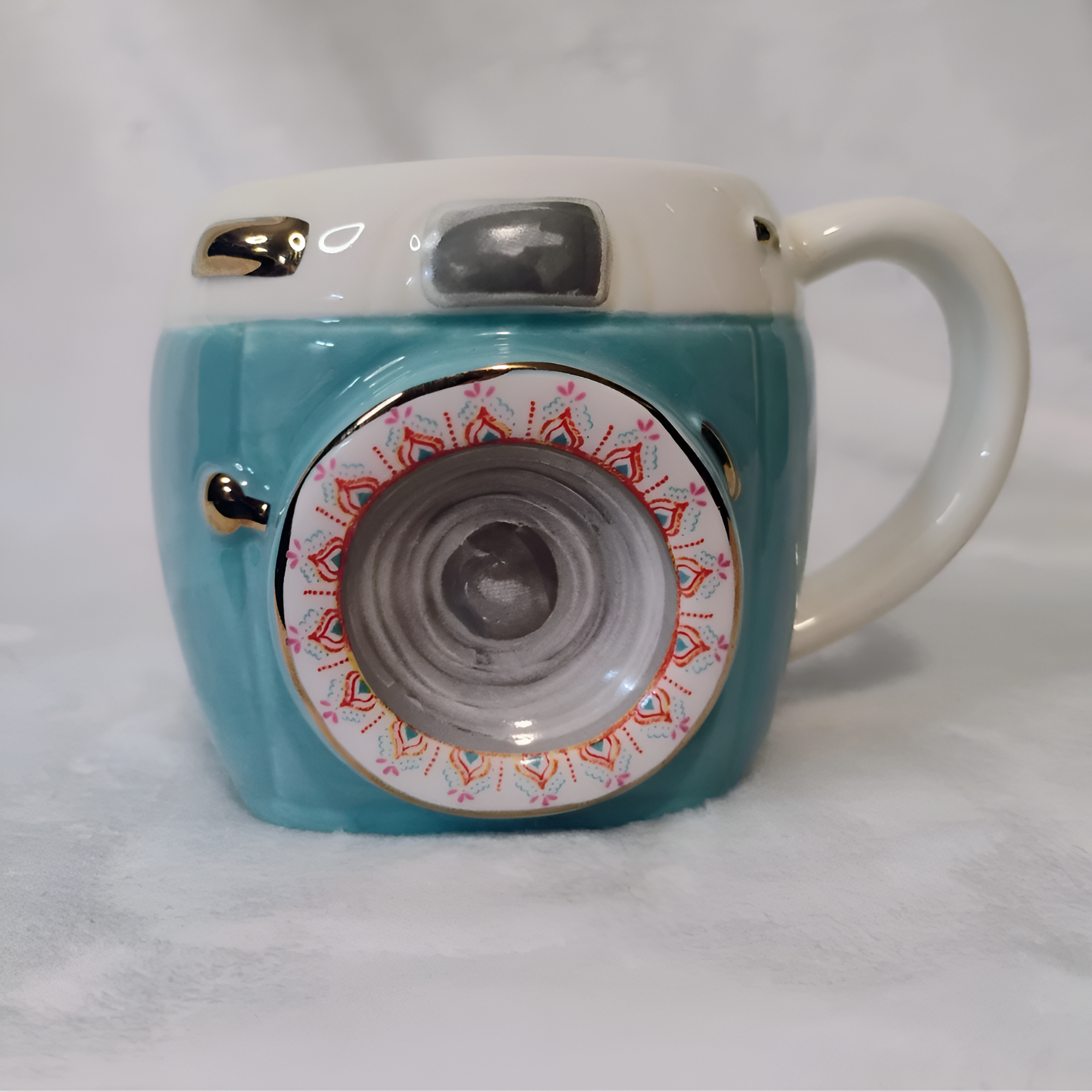 Vintage Camera Shaped Photography Ceramic Coffee Mug