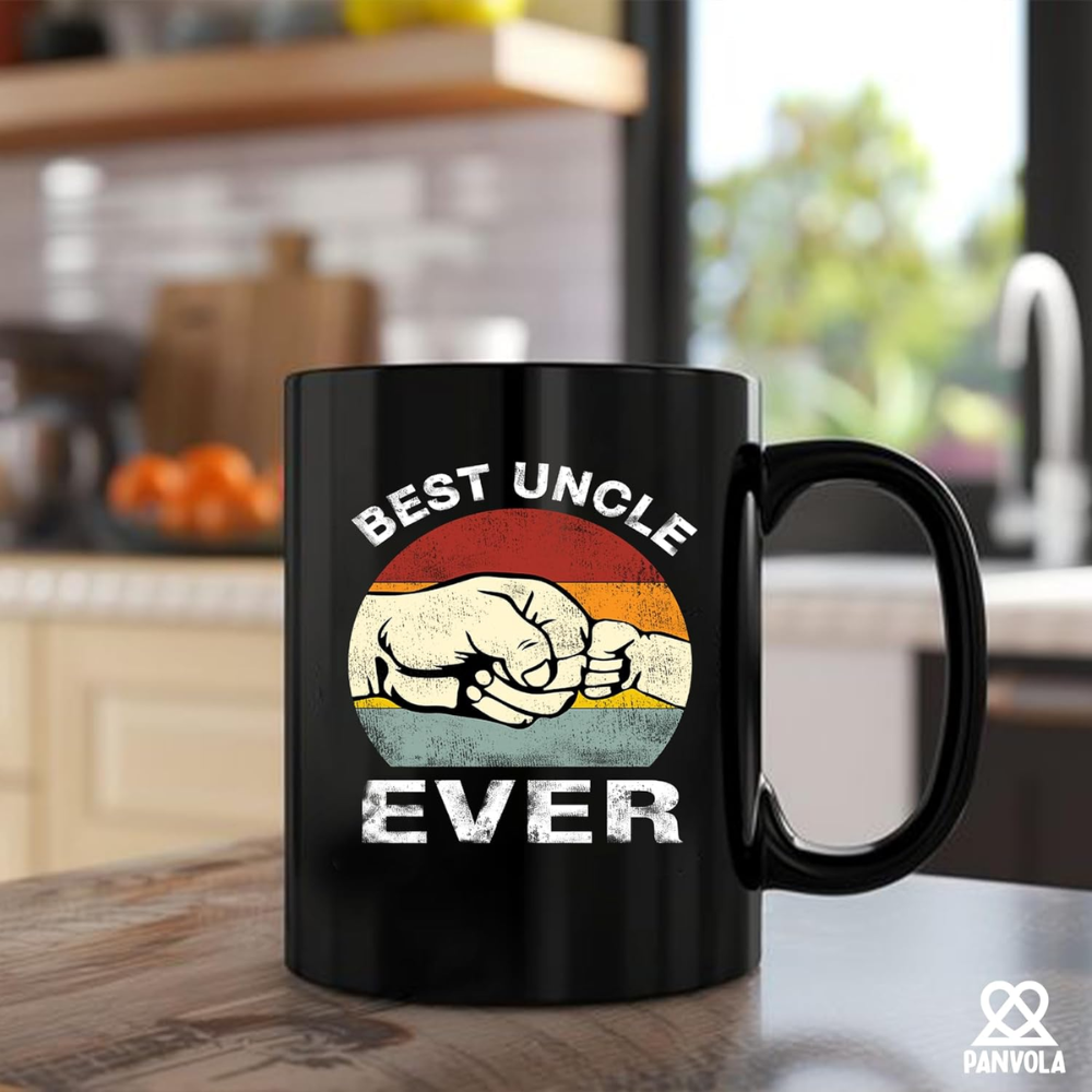 Ceramic Best Uncle Ever Coffee Mug Funny Novelty Drinkware