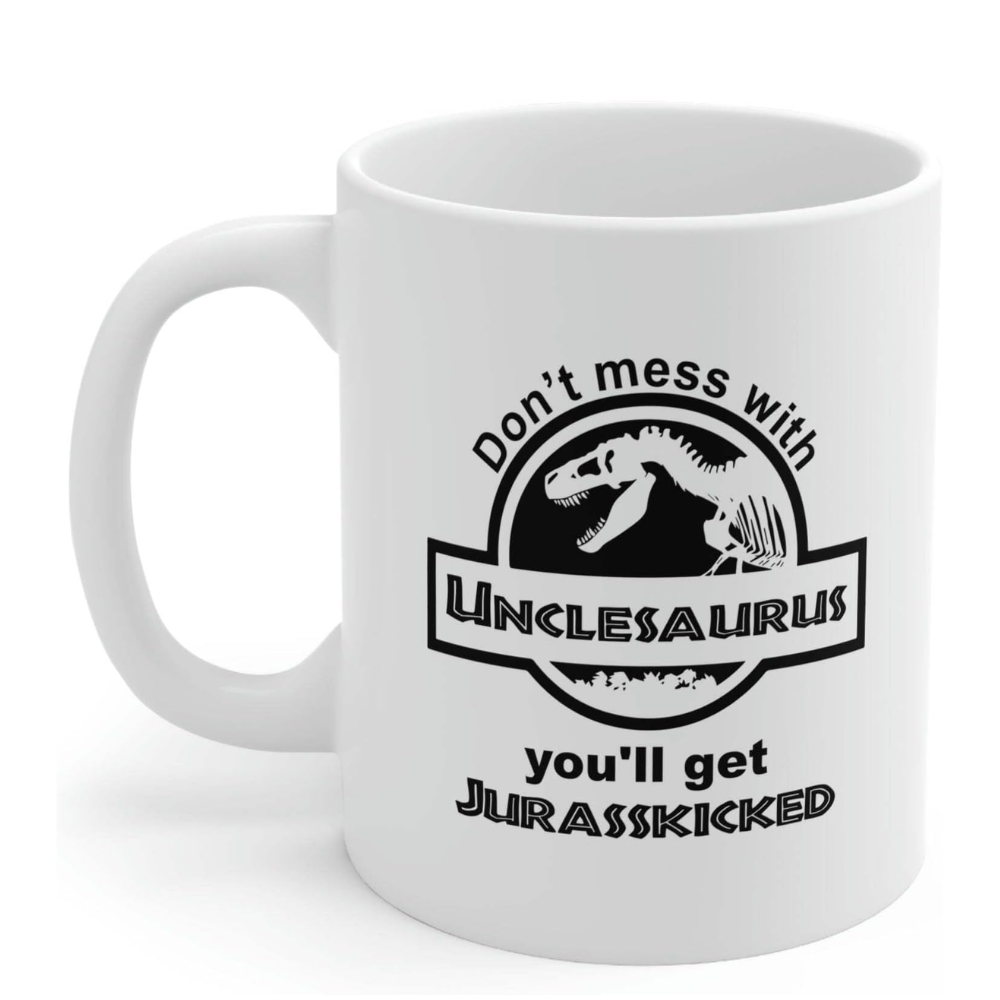 11 oz Ceramic Unclesaurus Funny Coffee Mug Novelty Drinkware