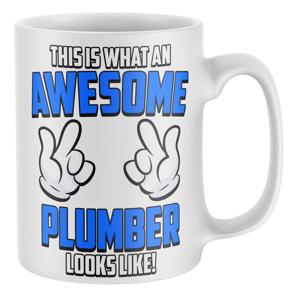 This Is What An Awesome Plumber Looks Like Home & Kitchen Mug