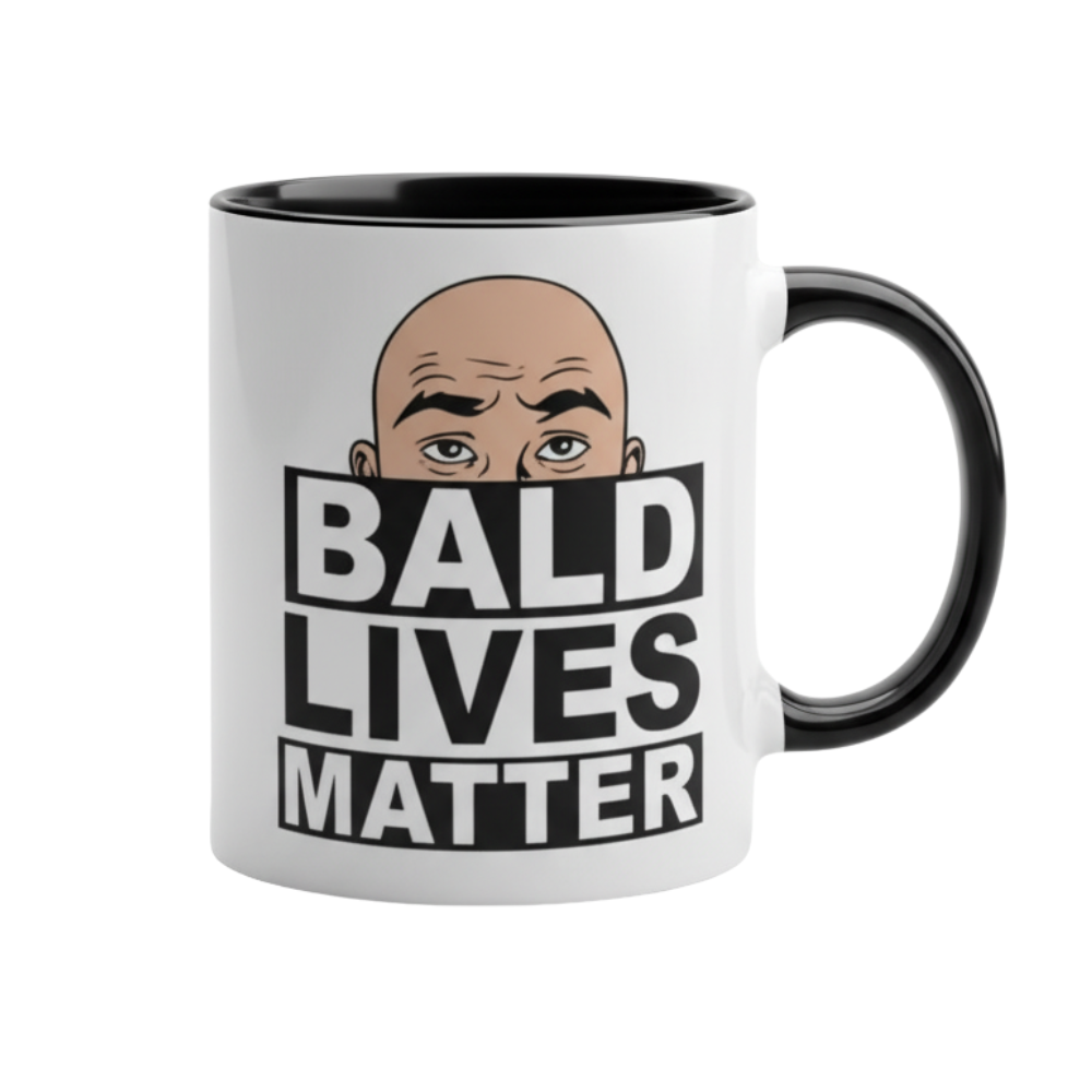 1 Piece Of Bald Lives Matter Funny Coffee Mug