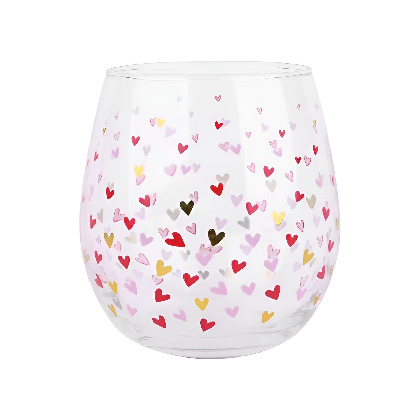 14 Oz Cordate Cocktail Glass - Vibrant Multicolor Drinkware-Mineral Mug