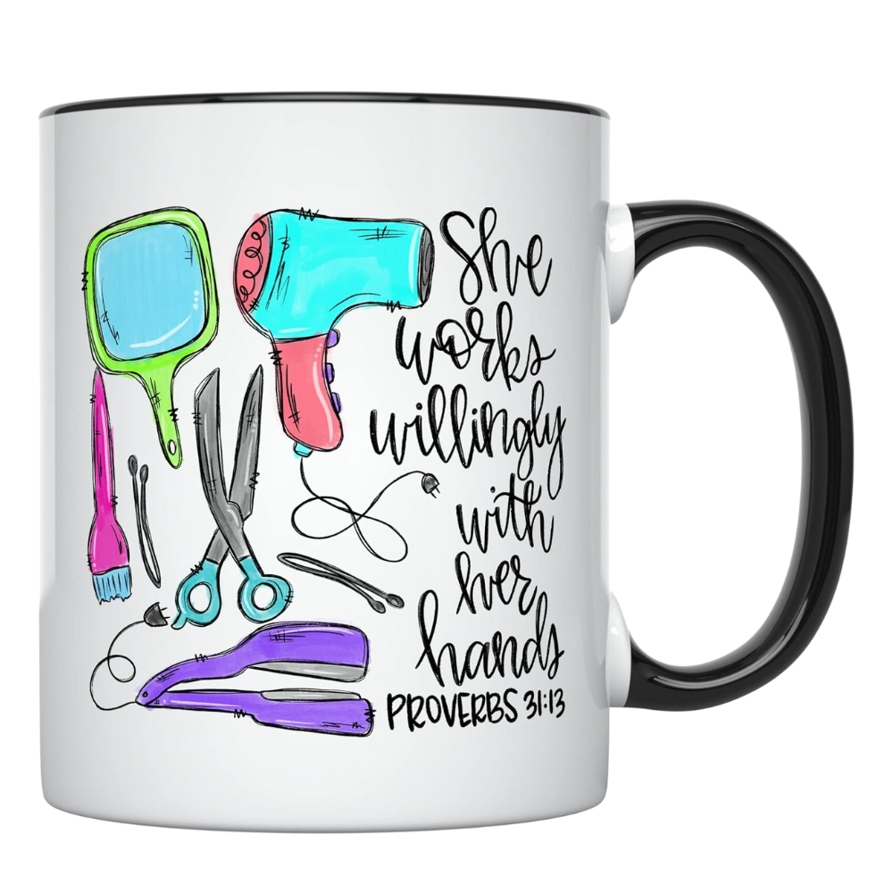 Designs Hair Stylist Coffee Mug, 11 Ounces, Mug for Hairdresser
