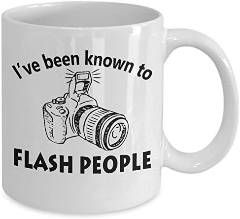Funny Photographer Coffee Mug I Flash People Photography Gift
