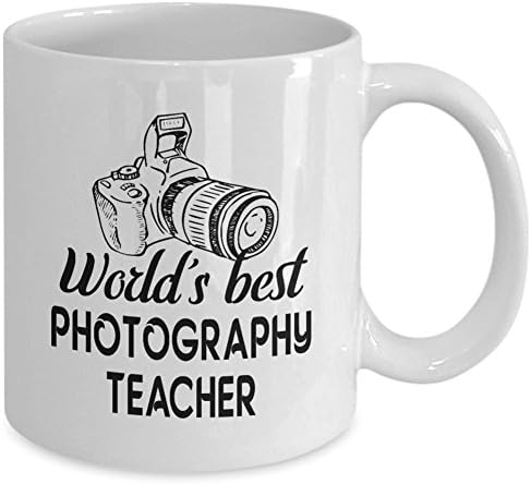 Worlds Best Photography Teacher Coffee Mug Unique Birthday Gift