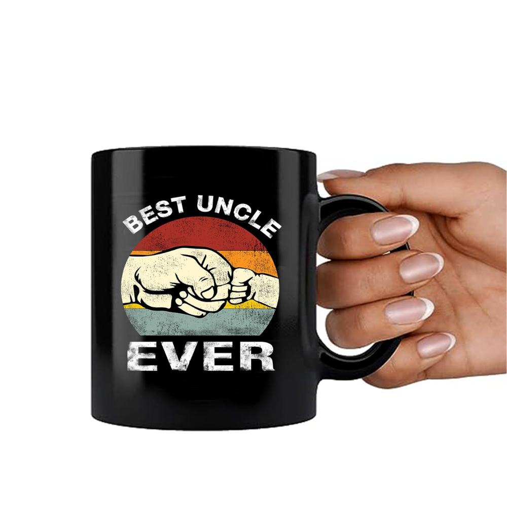 Ceramic Best Uncle Ever Coffee Mug Funny Novelty Drinkware