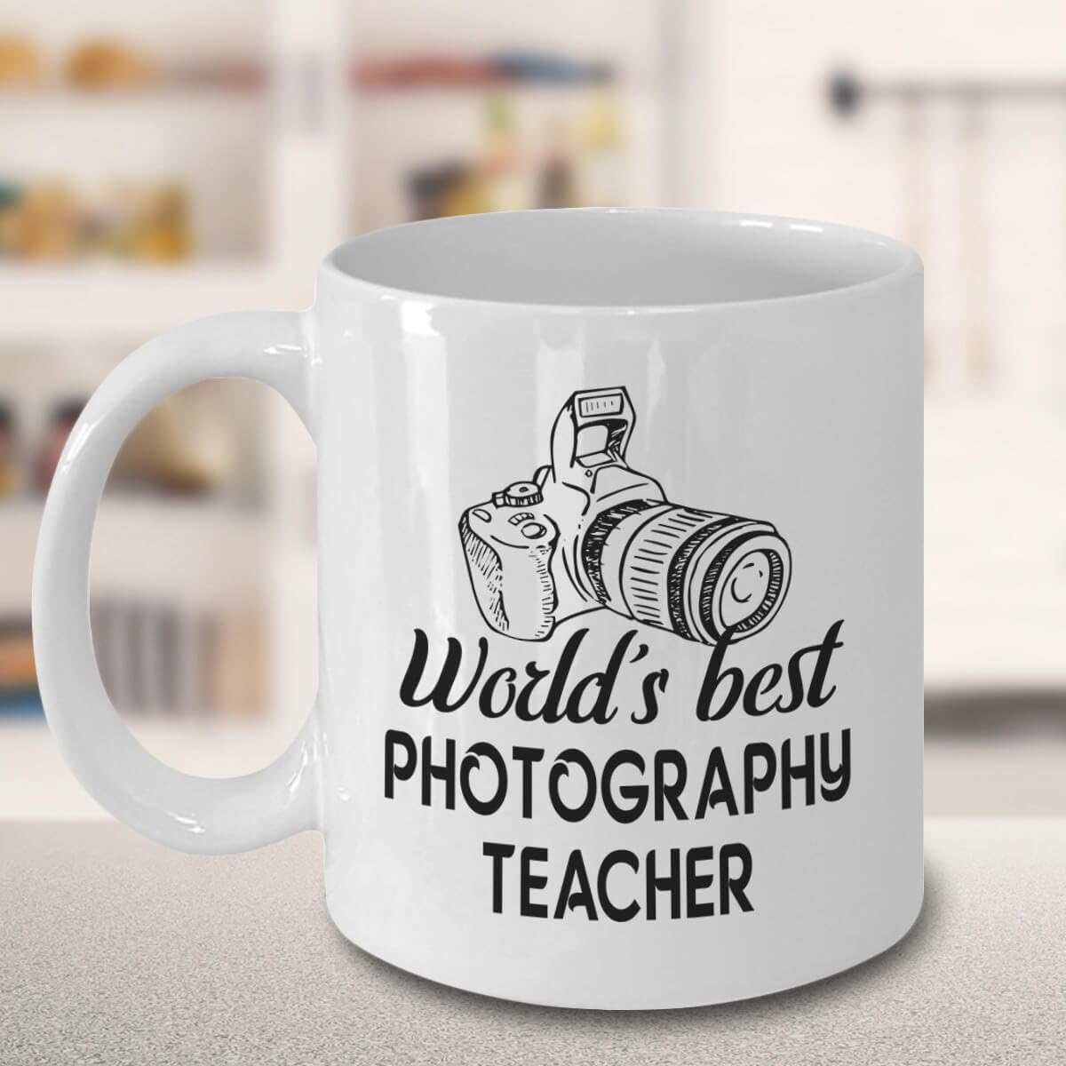 Worlds Best Photography Teacher Coffee Mug Unique Birthday Gift