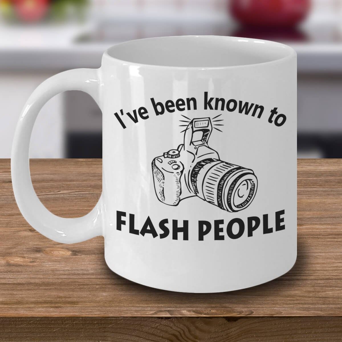 Funny Photographer Coffee Mug I Flash People Photography Gift