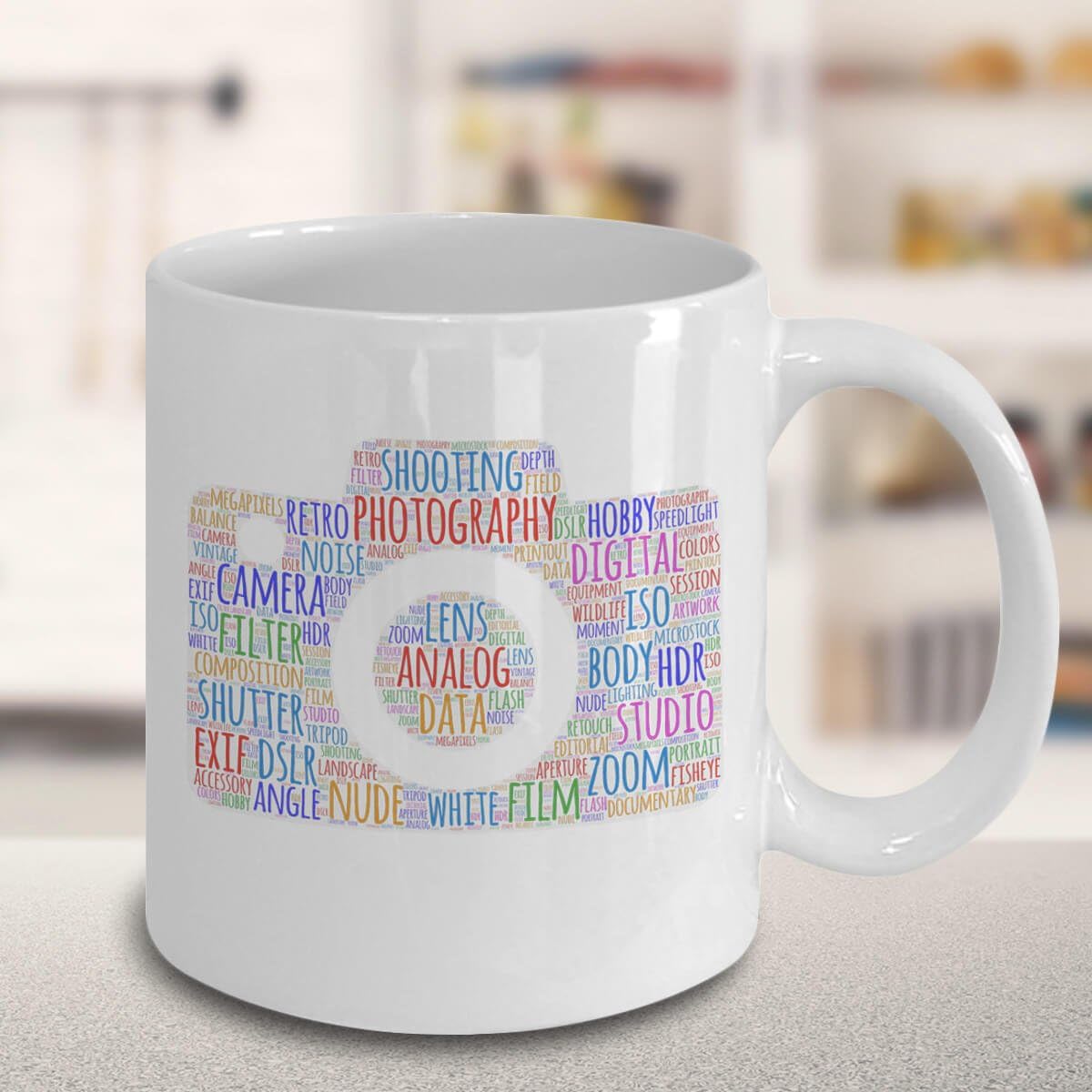 Unique Photographer Gift Coffee Mug Photography Lover Ceramic Cup