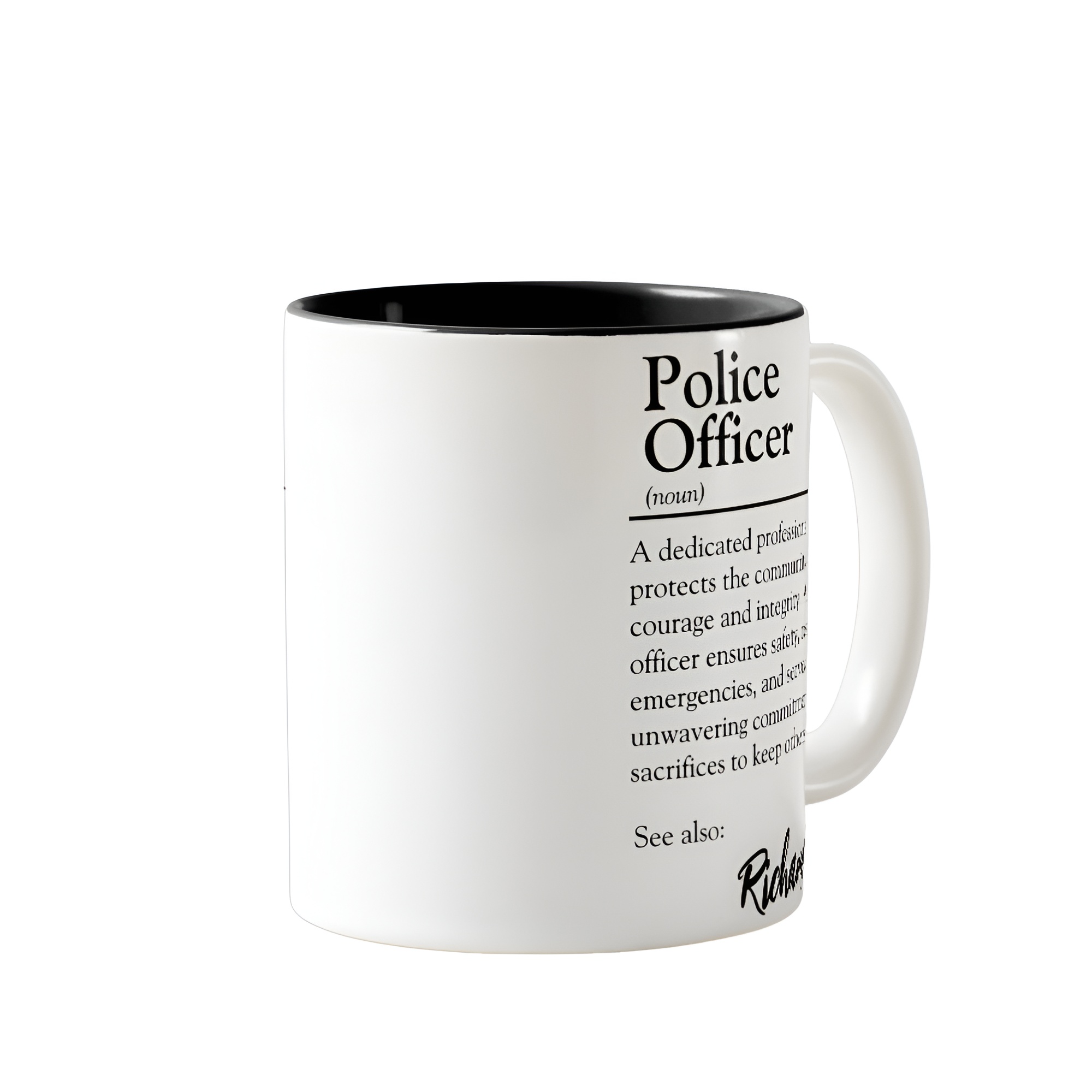 Personalized Police Officer Definition Mug