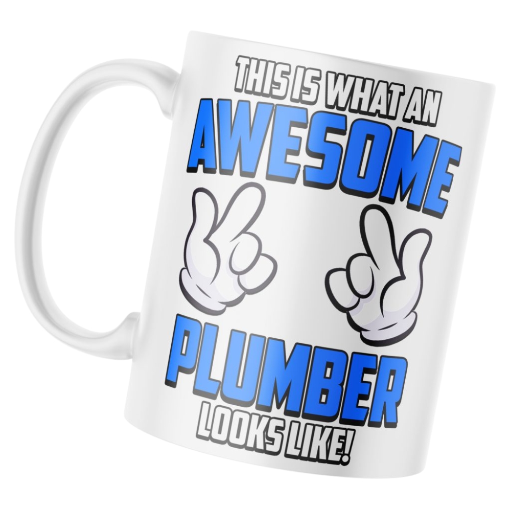 This Is What An Awesome Plumber Looks Like Home & Kitchen Mug