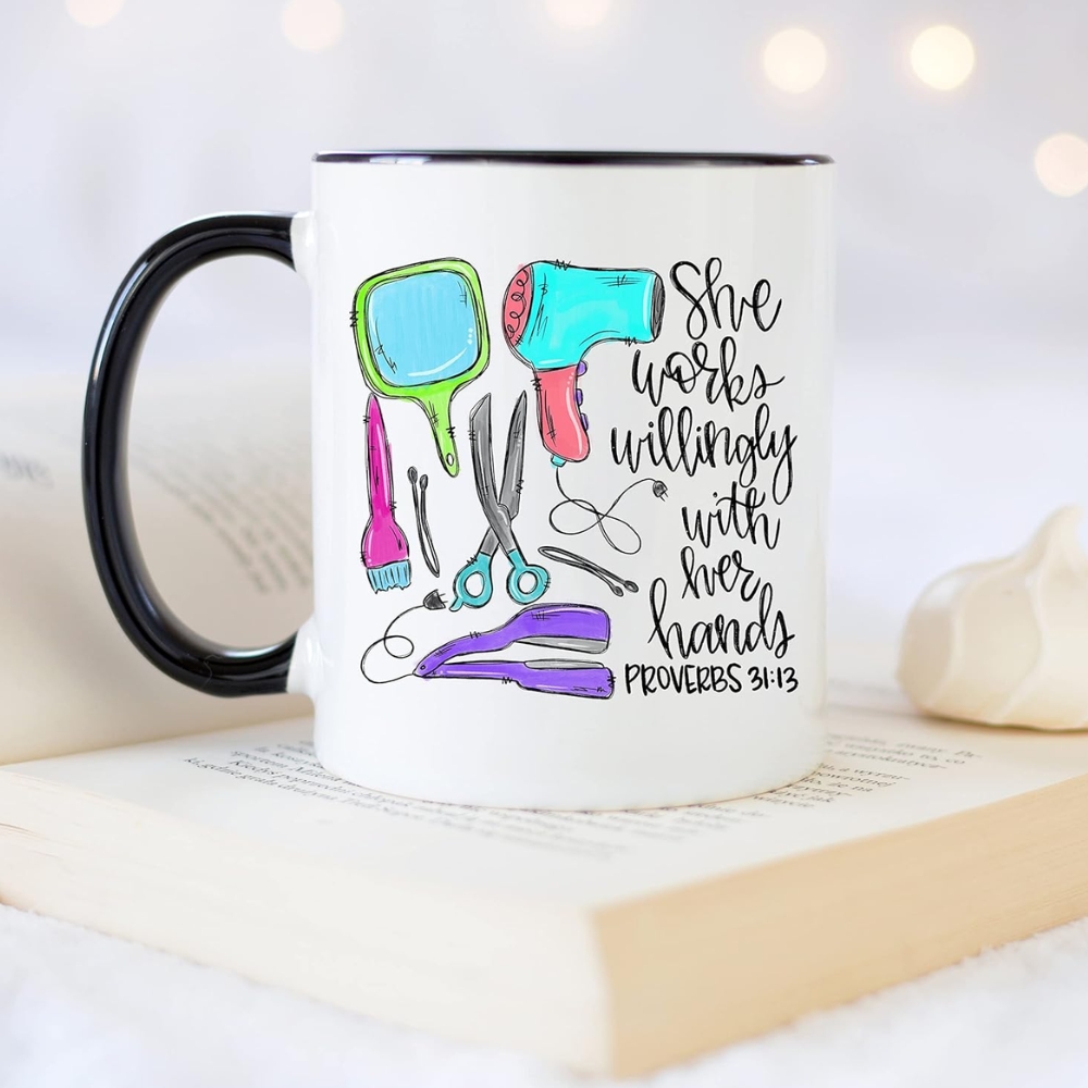 Designs Hair Stylist Coffee Mug, 11 Ounces, Mug for Hairdresser