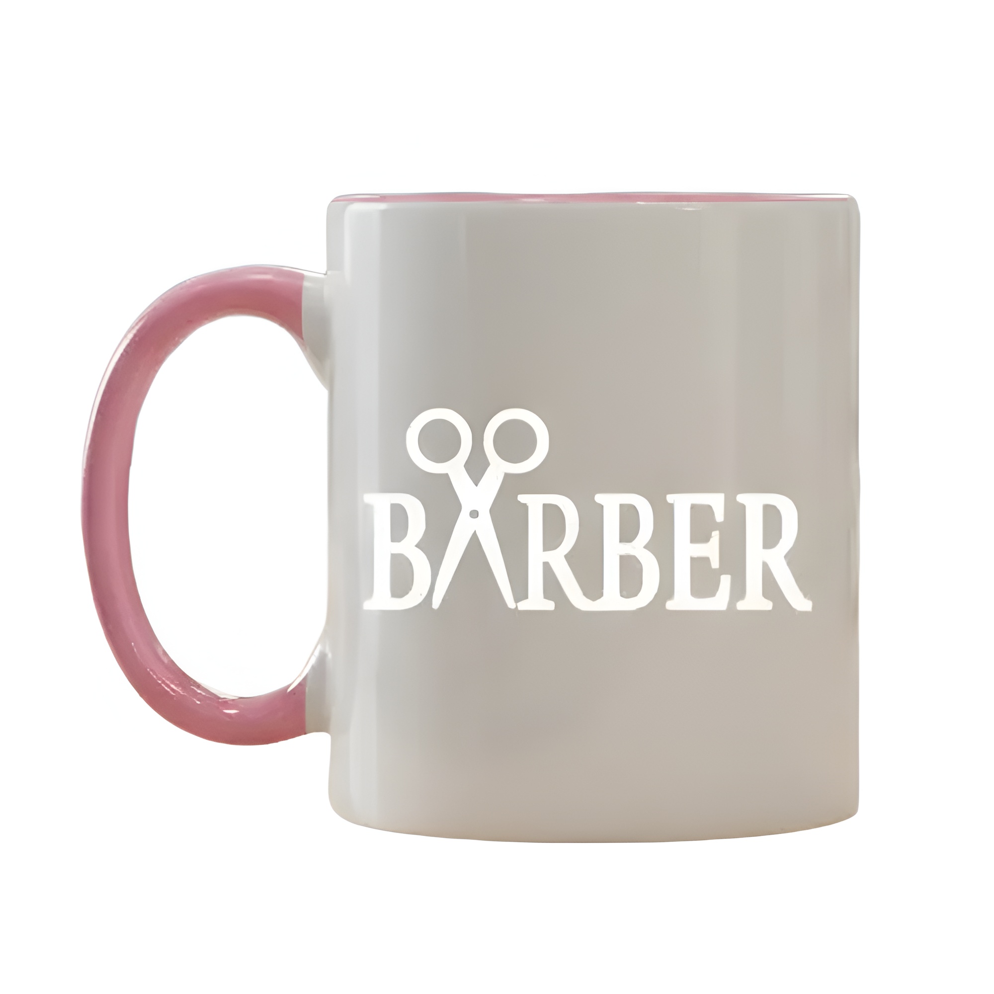 Barber Printed With Scissors Design Coffee Mug
