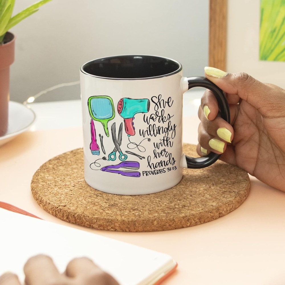 Designs Hair Stylist Coffee Mug, 11 Ounces, Mug for Hairdresser