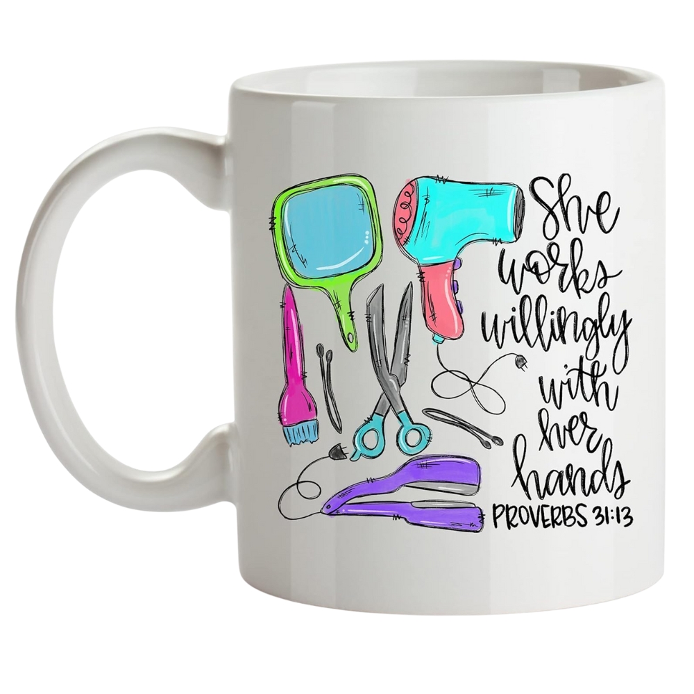 Designs Hair Stylist Coffee Mug, 11 Ounces, Mug for Hairdresser