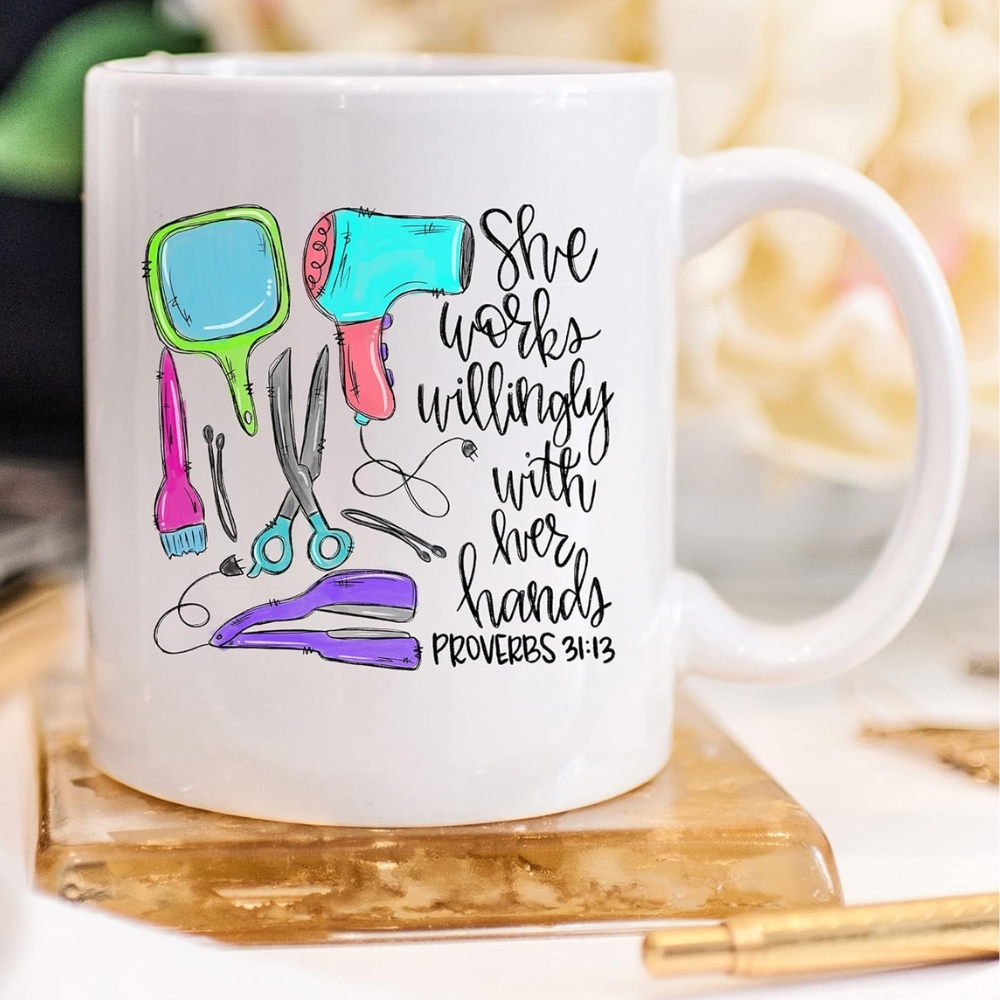 Designs Hair Stylist Coffee Mug, 11 Ounces, Mug for Hairdresser