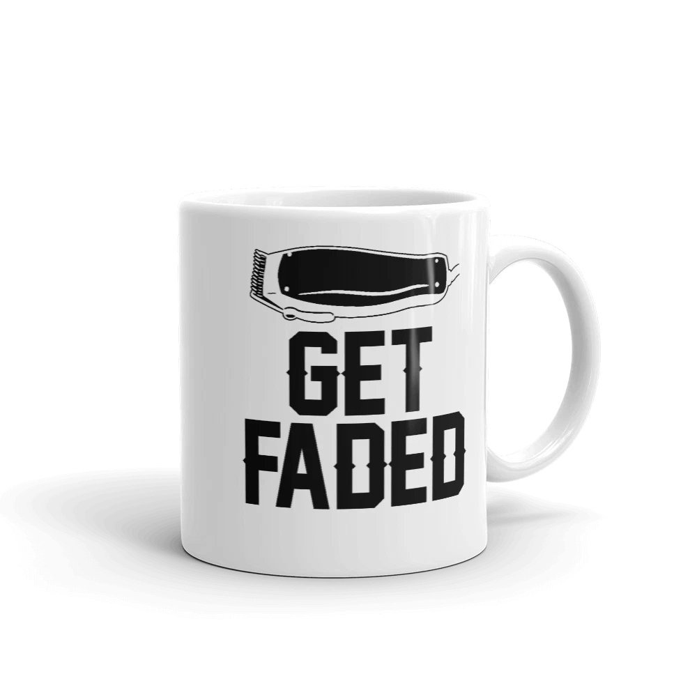 Get Faded Barber Ceramic Coffee Mug