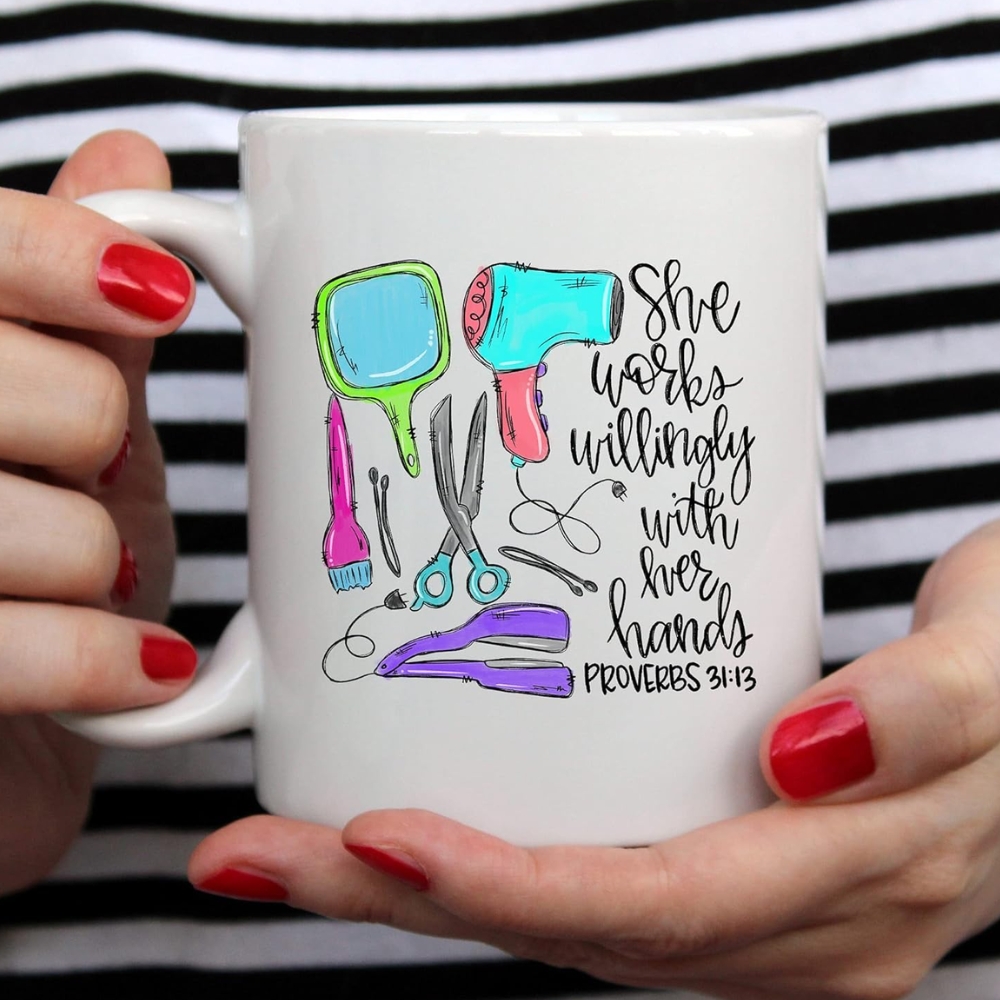 Designs Hair Stylist Coffee Mug, 11 Ounces, Mug for Hairdresser