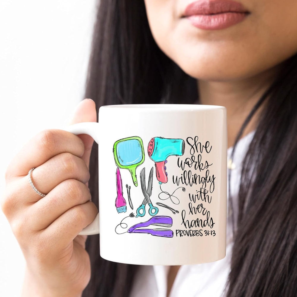 Designs Hair Stylist Coffee Mug, 11 Ounces, Mug for Hairdresser