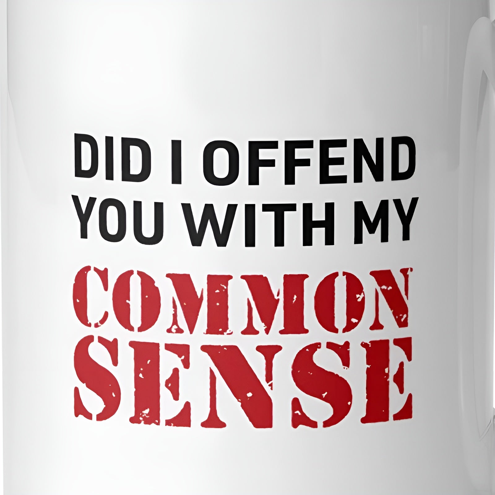 Common Sense Quote Mug-Mineral Mug