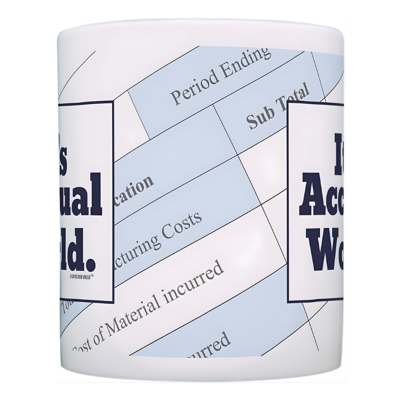 Funny Its Accrual World Accounting Coffee Mug CPA Gift