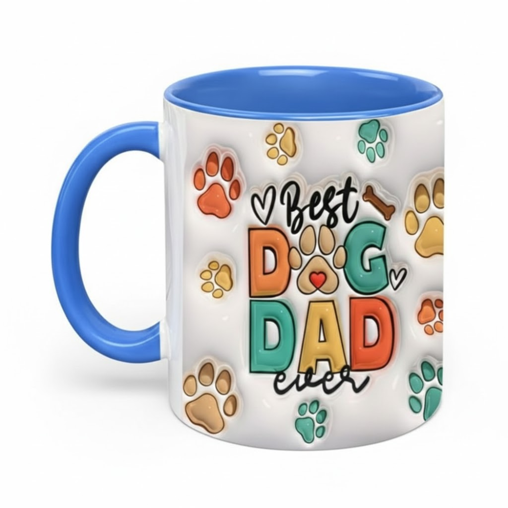 Dog Father Ceramic Coffee Mug for Dad Drinkware 1pc