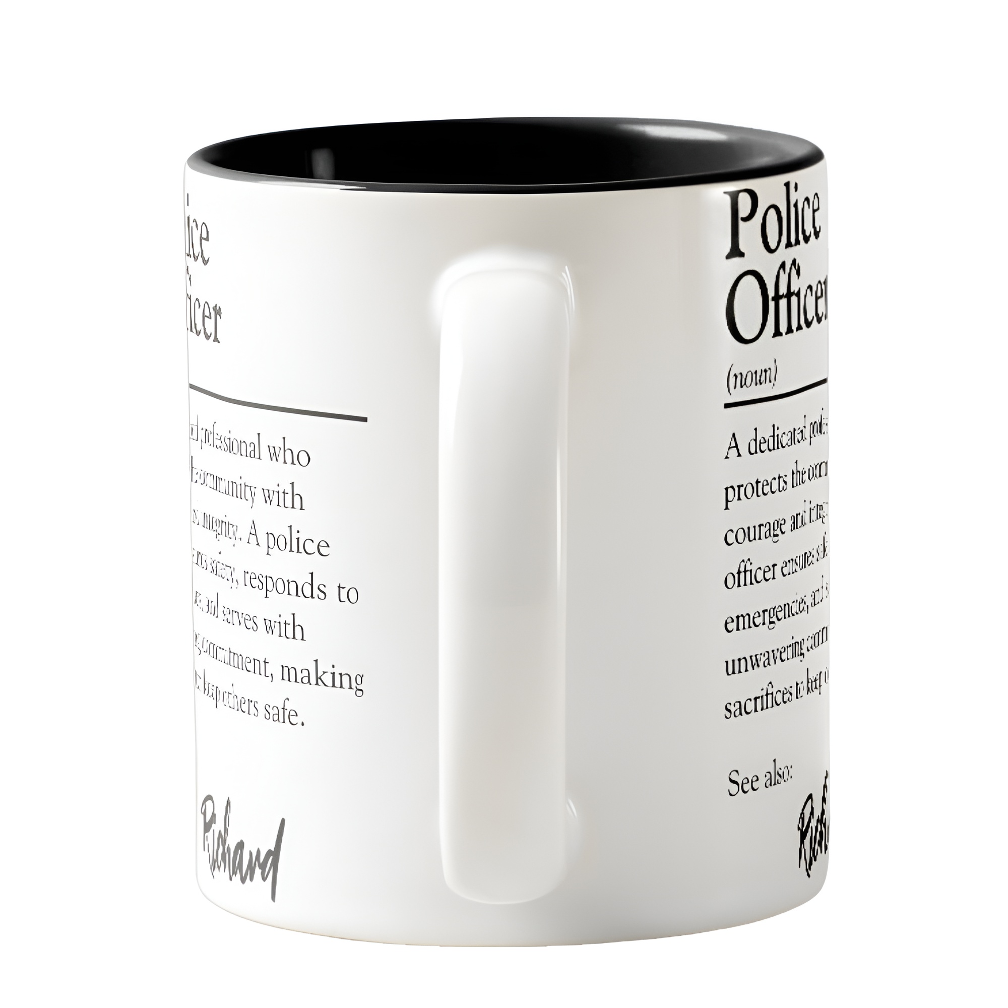 Personalized Police Officer Definition Mug