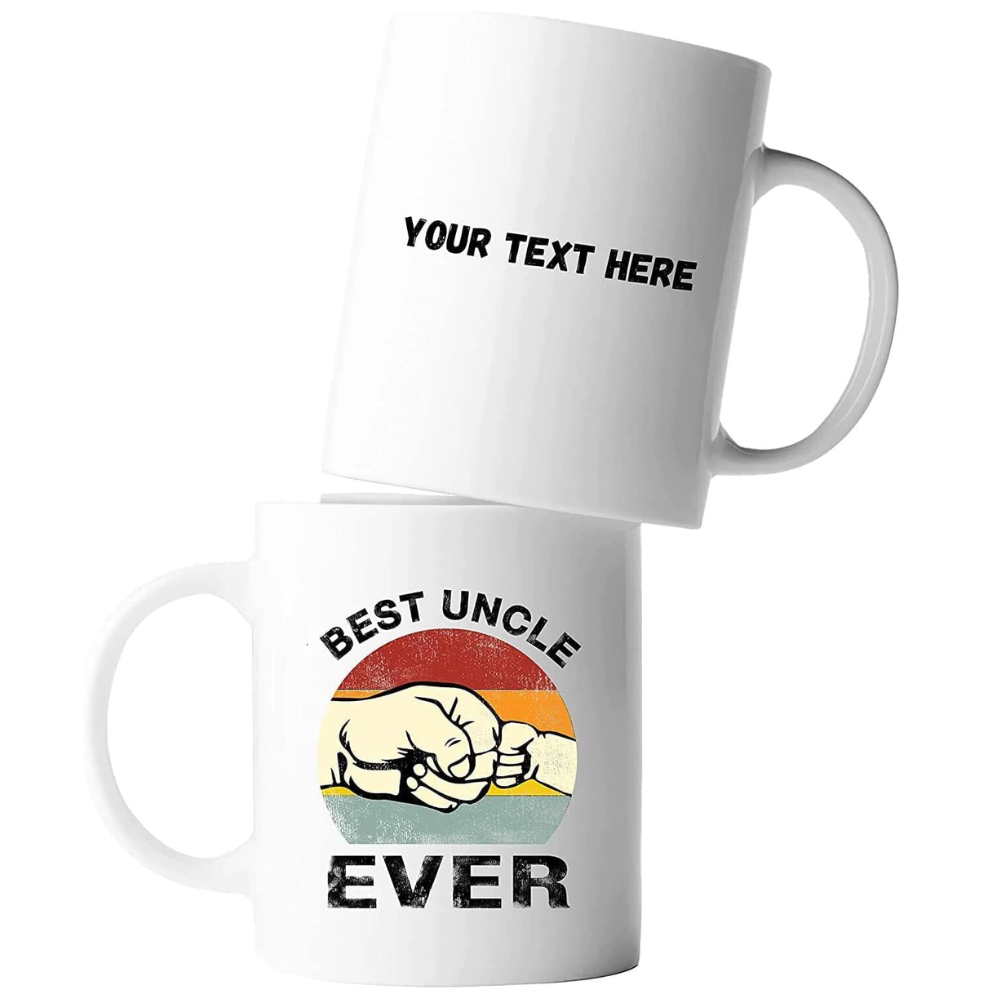 Ceramic Best Uncle Ever Coffee Mug Funny Novelty Drinkware