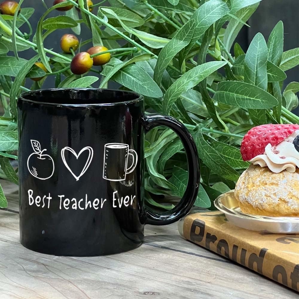 Best Teacher Ever 11oz Ceramics Coffee Mug - Appreciation Gift for Teachers