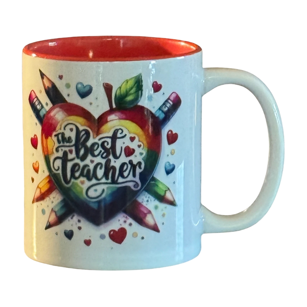 11oz/15oz Handmade Ceramic Coffee/Tea Mug-Cup The Best Teacher