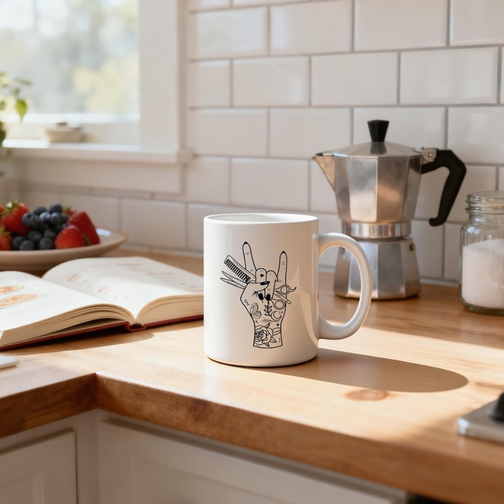 Hair Stylist Gift Mug 11 oz, Hairdresser Hairstylist Gifts for Women Coffee Cups Ceramic