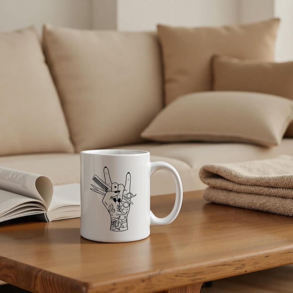 Hair Stylist Gift Mug 11 oz, Hairdresser Hairstylist Gifts for Women Coffee Cups Ceramic